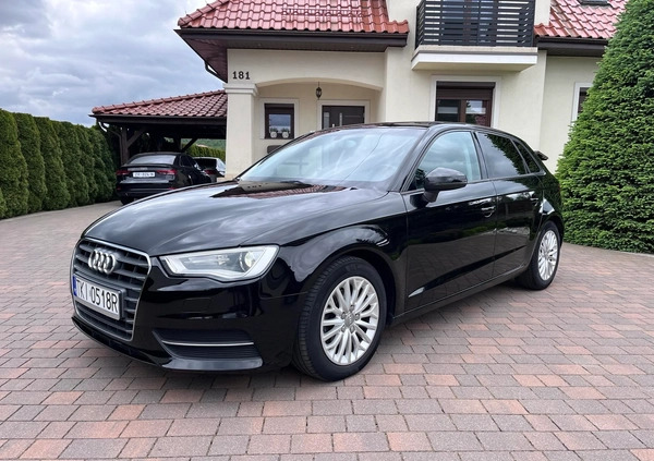Audi A3 cena 48900 przebieg: 188000, rok produkcji 2014 z Goniądz małe 631
